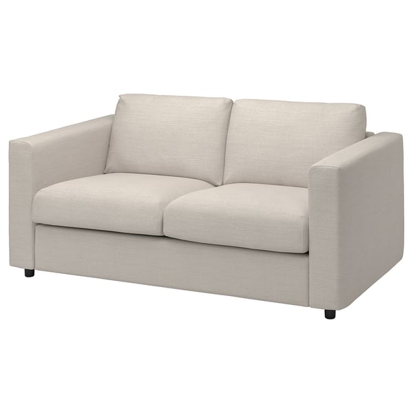 VIMLE 2-seat sofa, Gunnared beige, 141x6x98 cm