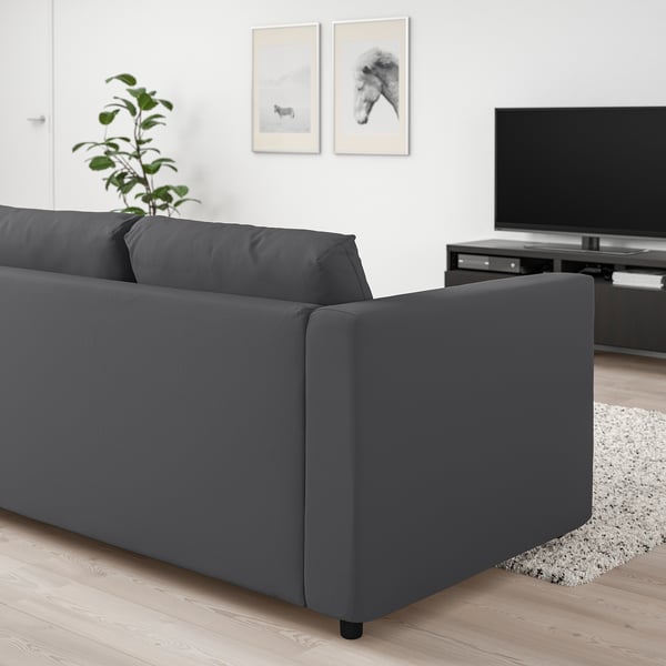 VIMLE 2-seat sofa, Hallarp grey, 141x6x98 cm