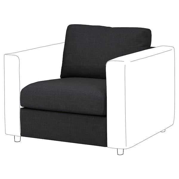 Ikea VIMLE - 1-seater element, Hillared anthracite ,