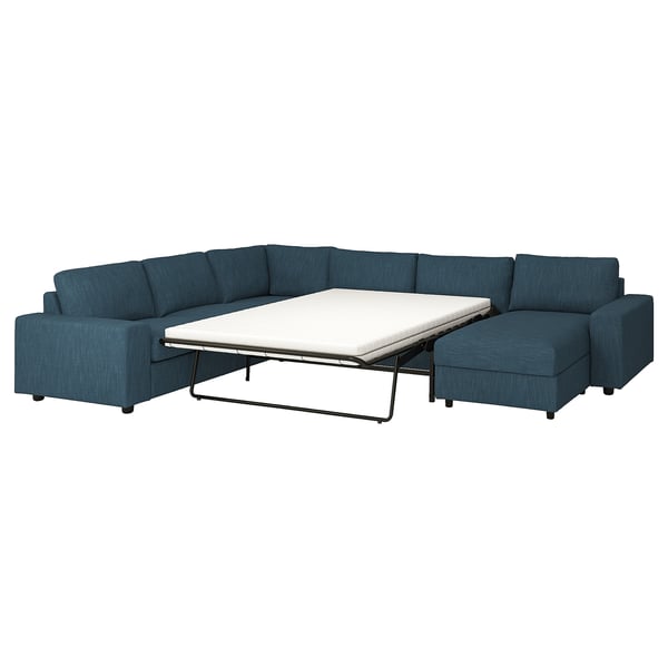 VIMLE cvr crnr sofa-bed 5-seat w chs lng