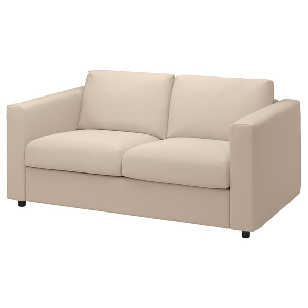 VIMLE cover for 2-seat sofa, Hallarp beige