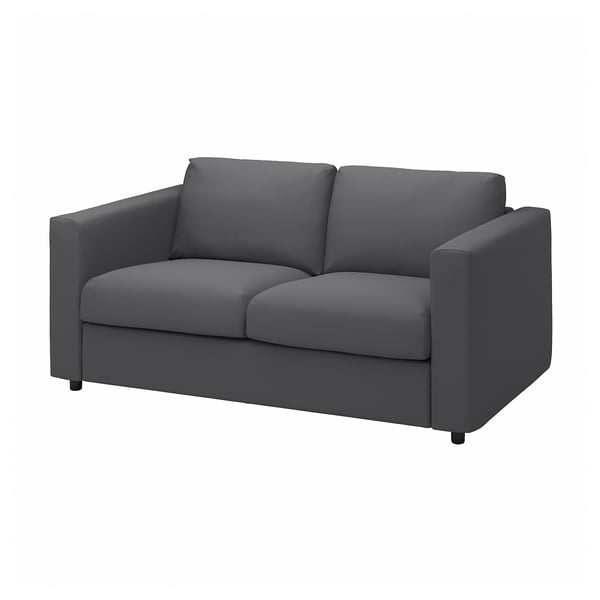 VIMLE cover for 2-seat sofa, Hallarp grey