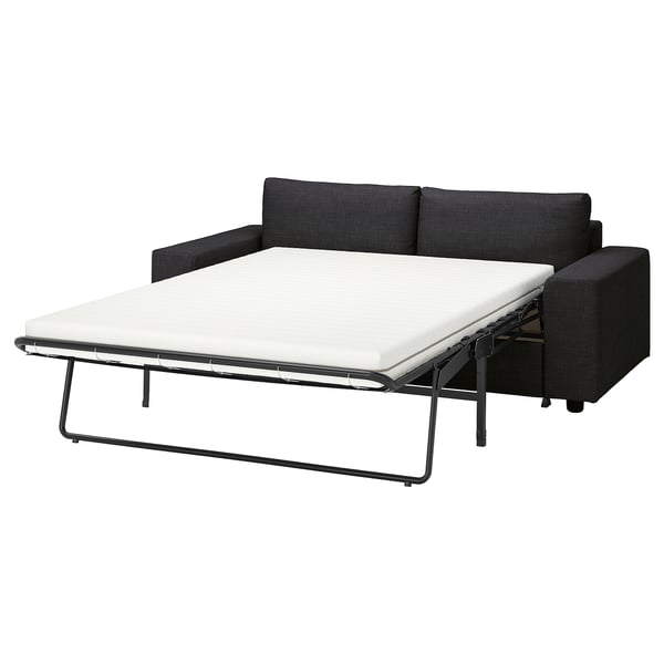 VIMLE cover for 2-seat sofa-bed, with wide armrests/Hillared anthracite