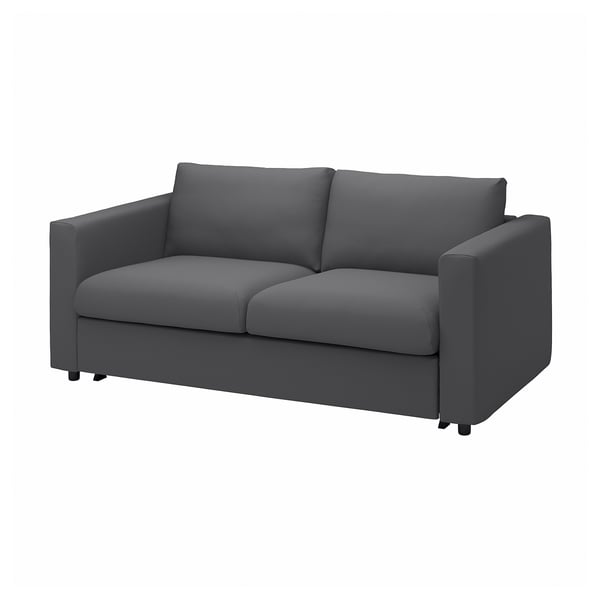 VIMLE cover for 2-seat sofa-bed, Hallarp grey