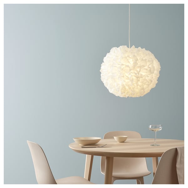 VINDKAST pendant lamp, white, 50 cm