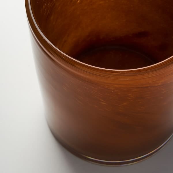Ikea VINDSTILLA - Candle holder, brown, 15 cm