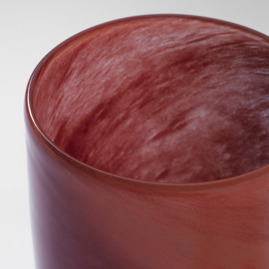 VINDSTILLA candle holder, red, 11 cm