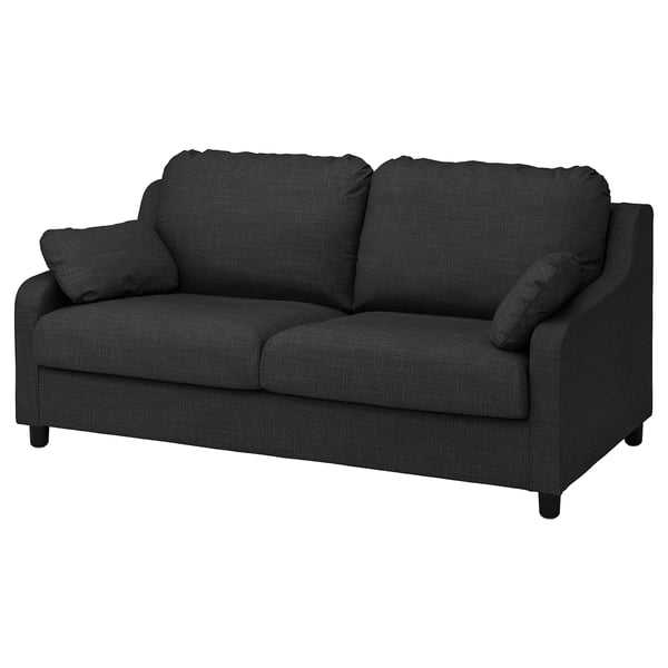 VINLIDEN cover for 3-seat sofa, Hillared anthracite