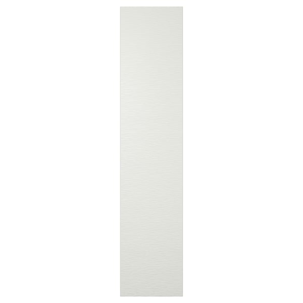 VINTERBRO door with hinges, white, 50.0x236.4 cm