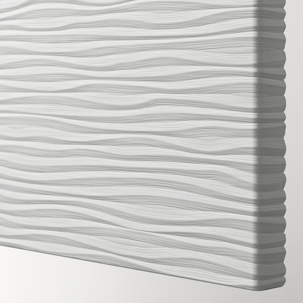 VINTERBRO door with hinges, white, 50.0x236.4 cm