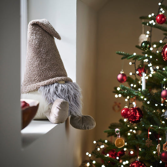 VINTERFINT decoration, Santa Claus brown, 65 cm