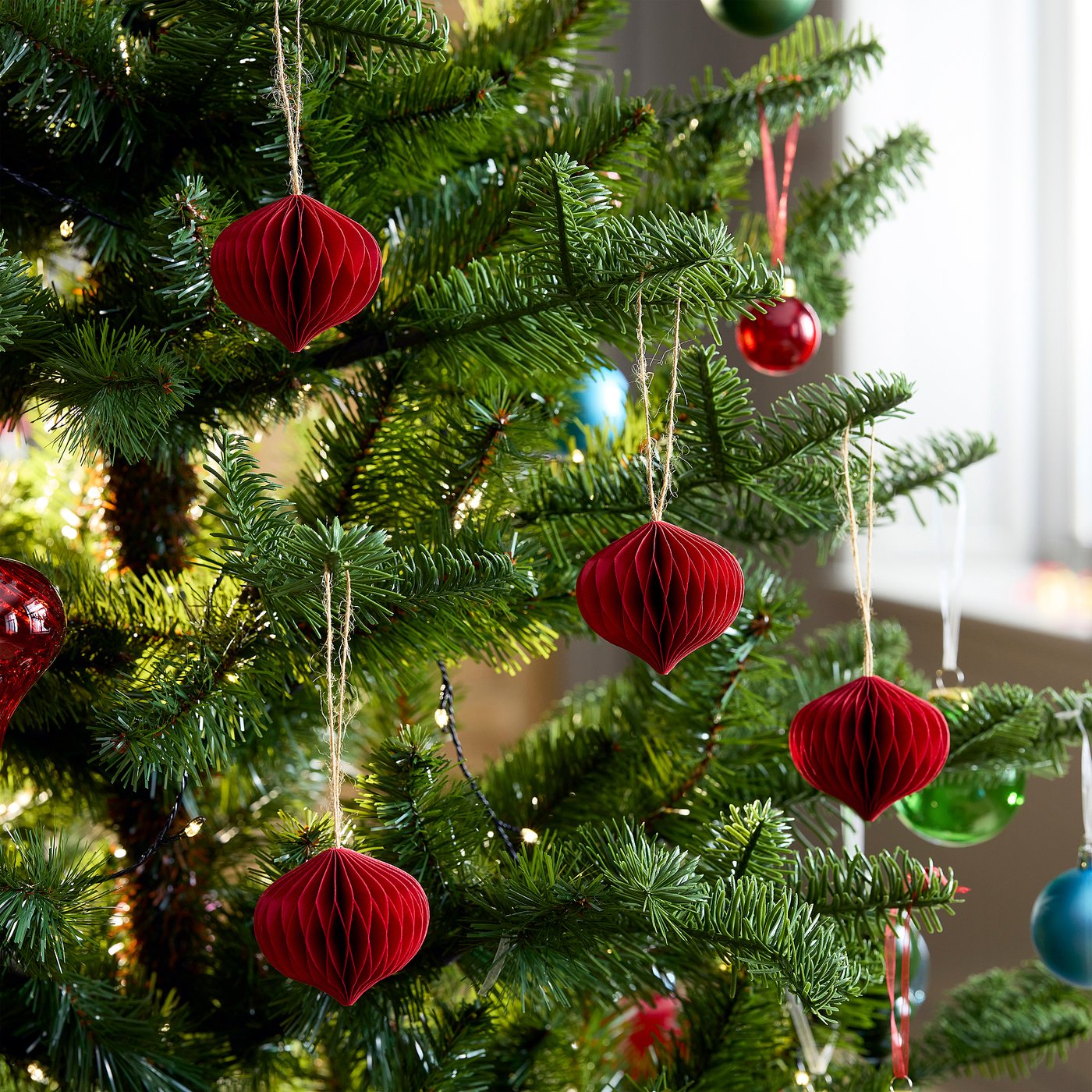 VINTERFINT tree ornament, bauble dark red, 5.8 cm