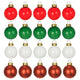 VINTERFINT tree ornament, bauble glass/mixed colours, 3.5 cm, 20 pieces