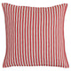 VINTERFINT cushion cover, striped red/white, 50x50 cm