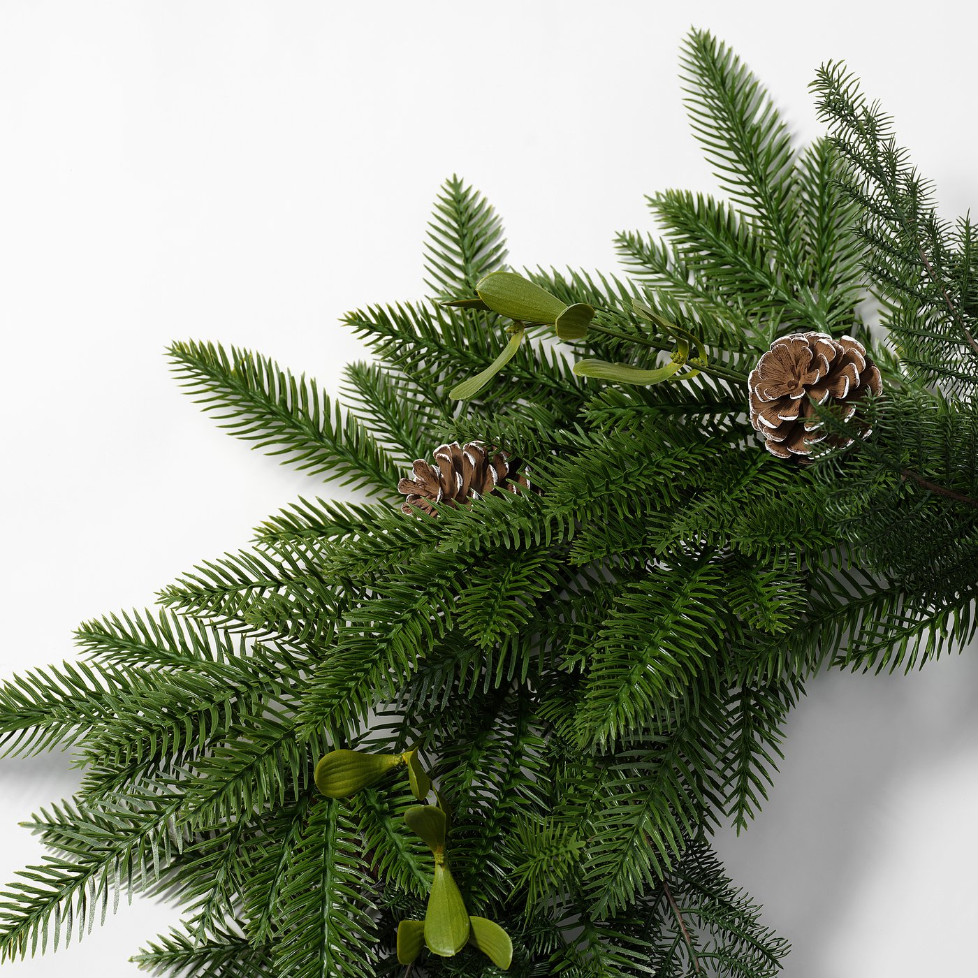VINTERFINT artificial wreath, in/outdoor/pine cone green, 60 cm