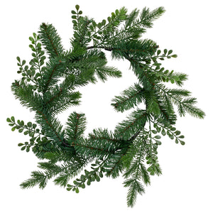 VINTERFINT artificial wreath, in/outdoor green, 45 cm