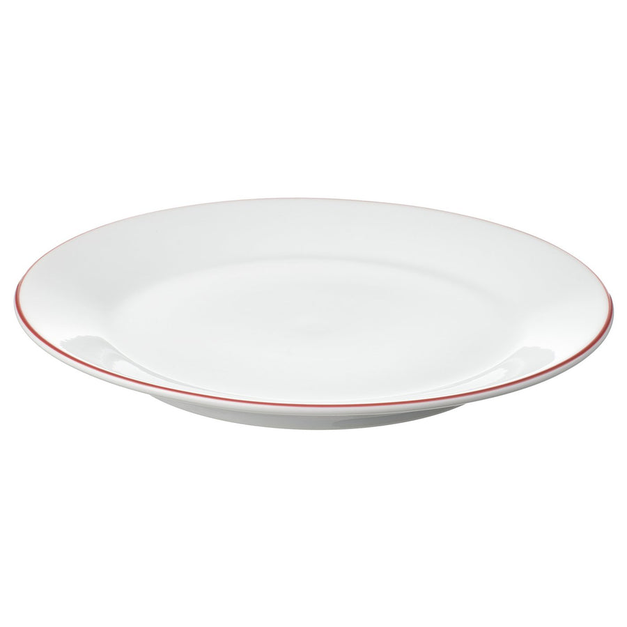 VINTERFINT side plate, white/red, 20 cm