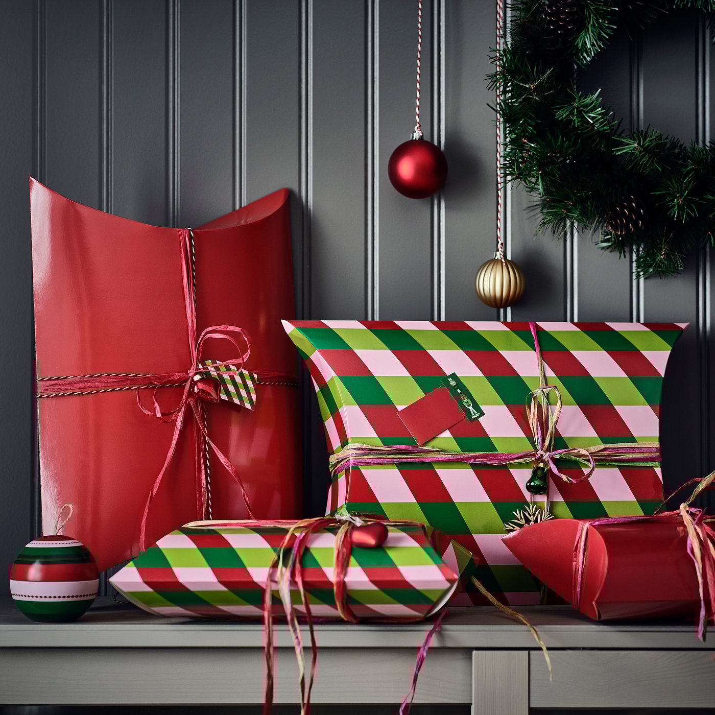 VINTERFINT gift box, set of 4, mixed patterns mixed colours