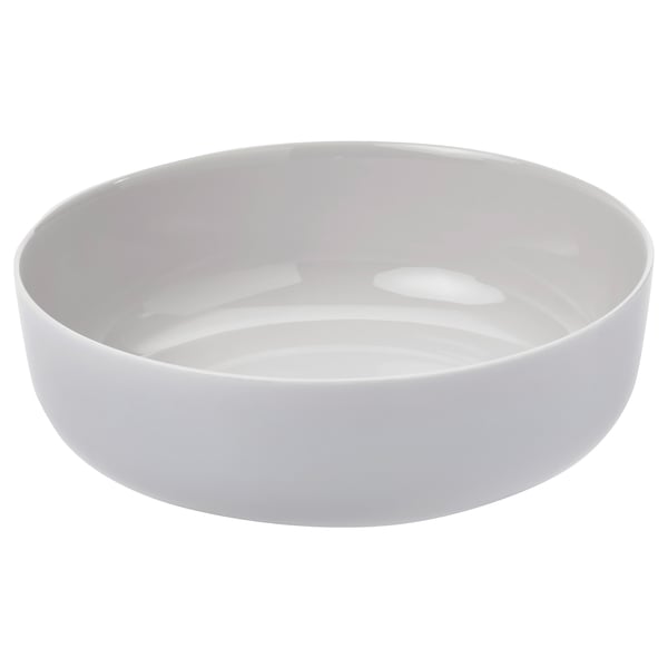 VITBLECKA serving bowl, light grey, 22 cm
