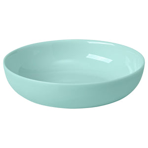VITBLECKA plate, turquoise, 17 cm