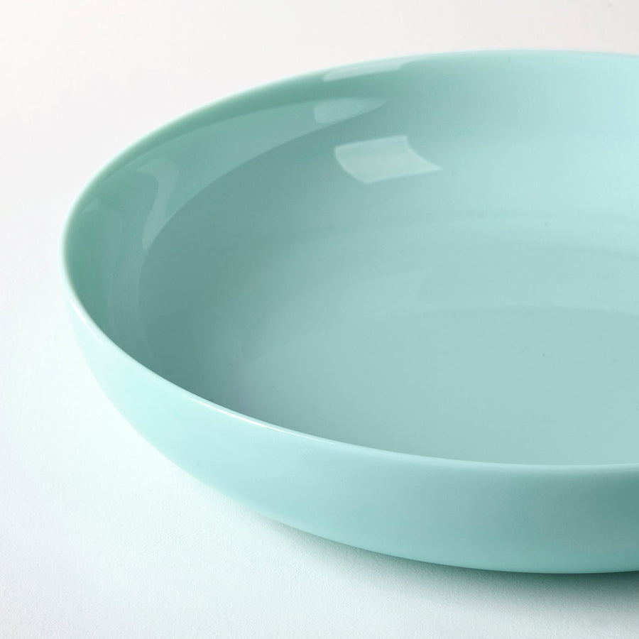 VITBLECKA plate, turquoise, 21 cm
