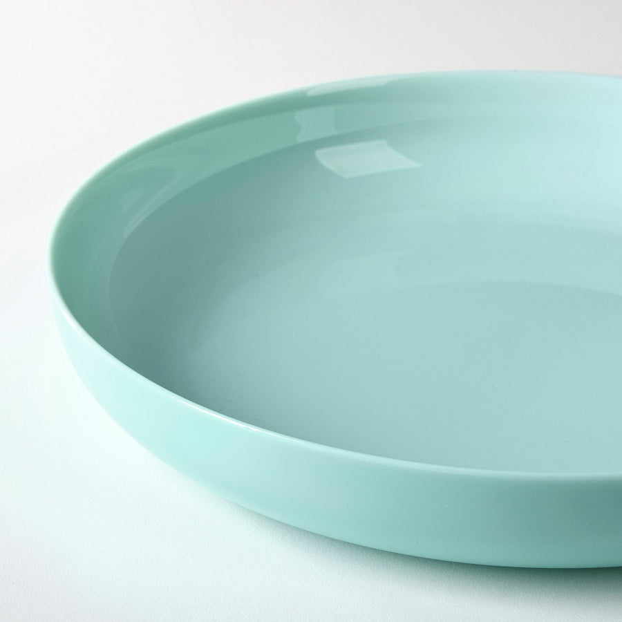 VITBLECKA plate, turquoise, 25 cm