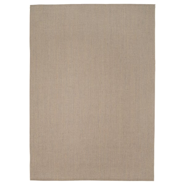 VODSKOV rug, flatwoven, natural/light grey, 200x300 cm