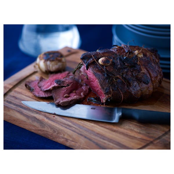 VÖRDA cook's knife, black, 20 cm