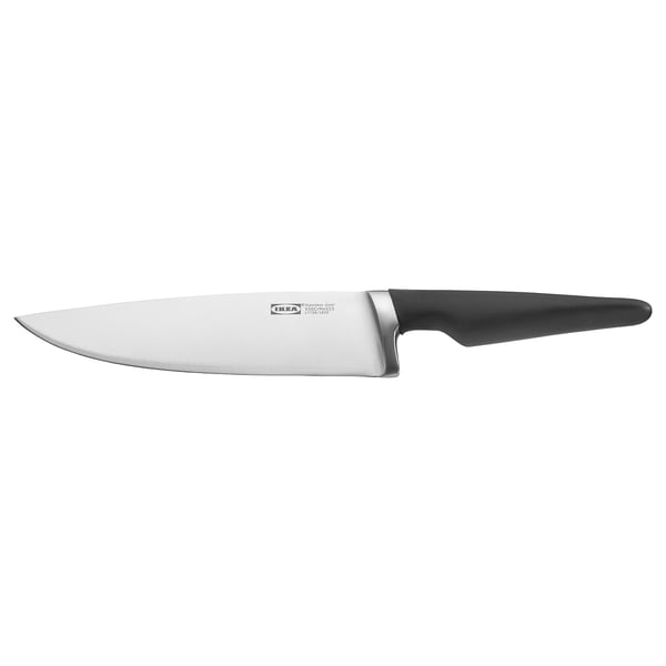 VÖRDA cook's knife, black, 20 cm