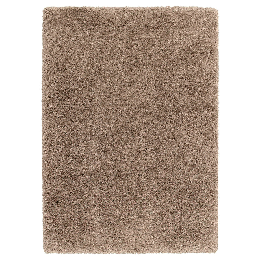 VOLLERSLEV rug, high pile, beige, 160x230 cm