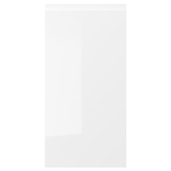 VOXTORP door, high-gloss white, 30x60 cm