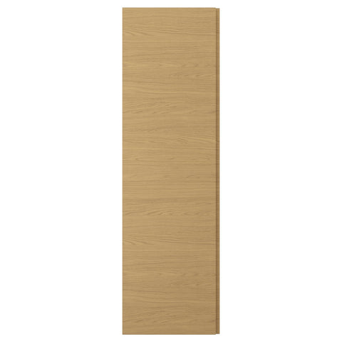 VOXTORP door, oak effect vertical handle, 60x200 cm