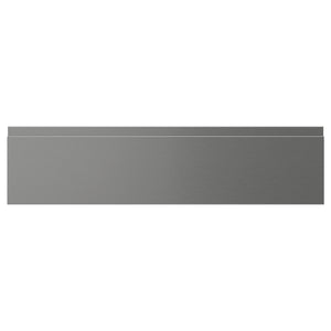VOXTORP drawer front, stainless steel effect, 80x20 cm