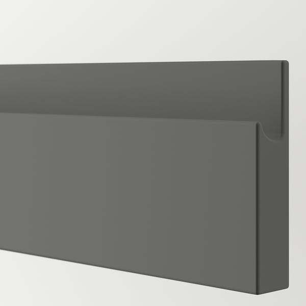 VOXTORP drawer front, dark grey, 40x10 cm, 2 pack