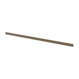 VOXTORP rounded deco strip/moulding, high-gloss dark grey-brown, 221 cm