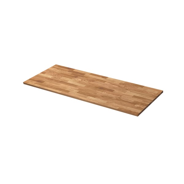 VRENA worktop, oak/veneer, 186x2.8 cm