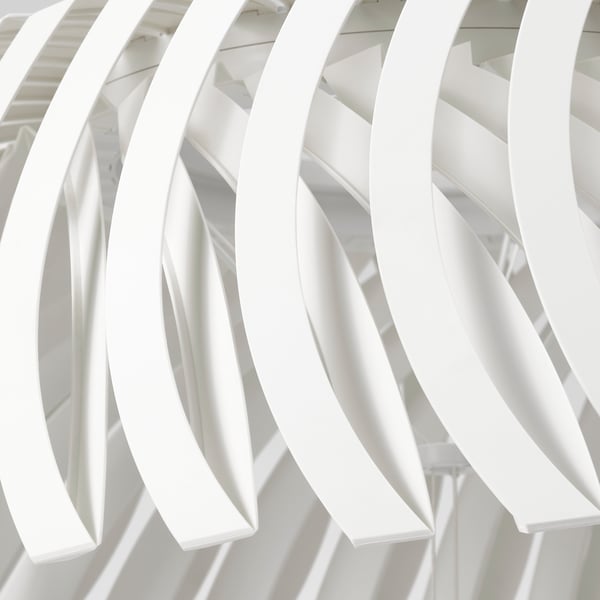 YTLÄGE pendant lamp, white, 43 cm