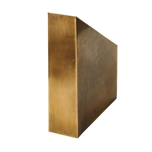 Casa BRASS Magazine rack bronze H 30 x W 25 x D 8 cm