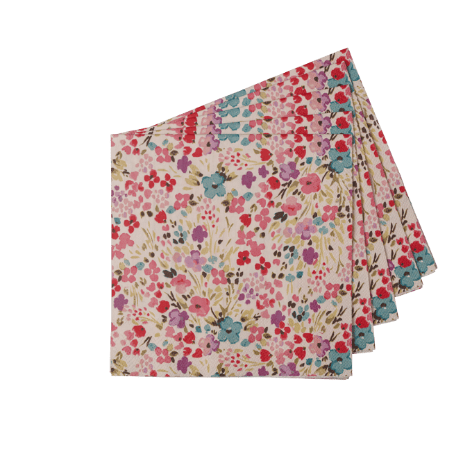 ROSETTE Set of 20 pink napkins - best price from Maltashopper.com CS690578