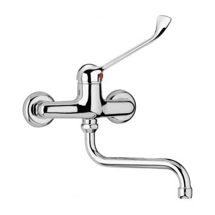 WALL-MOUNTED SINK MIXER PRIME CLINICAL LEVER - best price from Maltashopper.com BR430006555