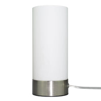 TABLE LAMP TOUCH GLASS WHITE H24 LED=36W DIMMABLE