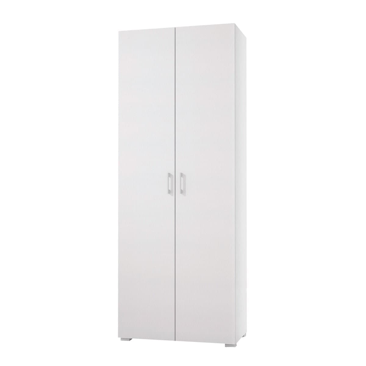 multi-purpose cupboard with 2 doors, 1 drawer, 6 interior shelves 72x37X195H - best price from Maltashopper.com BR440002755
