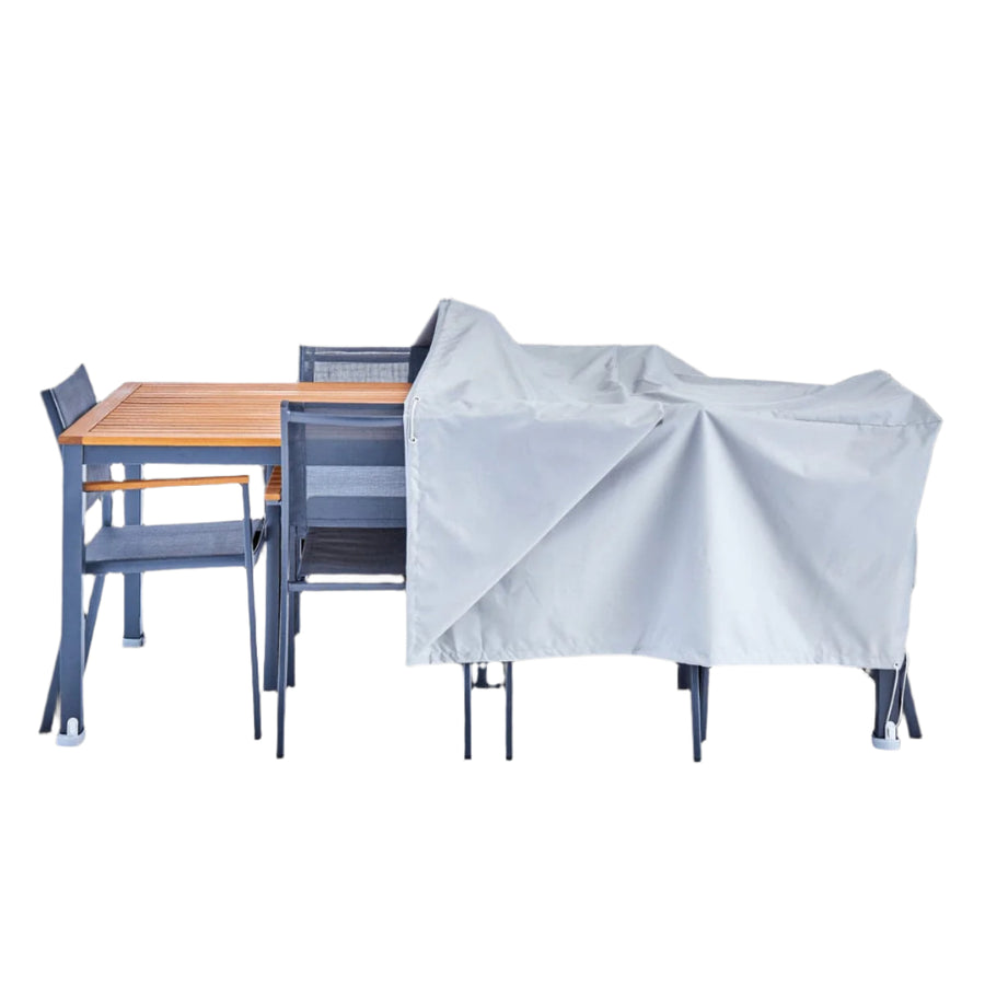 Bricocenter COVER FOR RECTANGULAR TABLE 200X130X60 LIGHT GREY