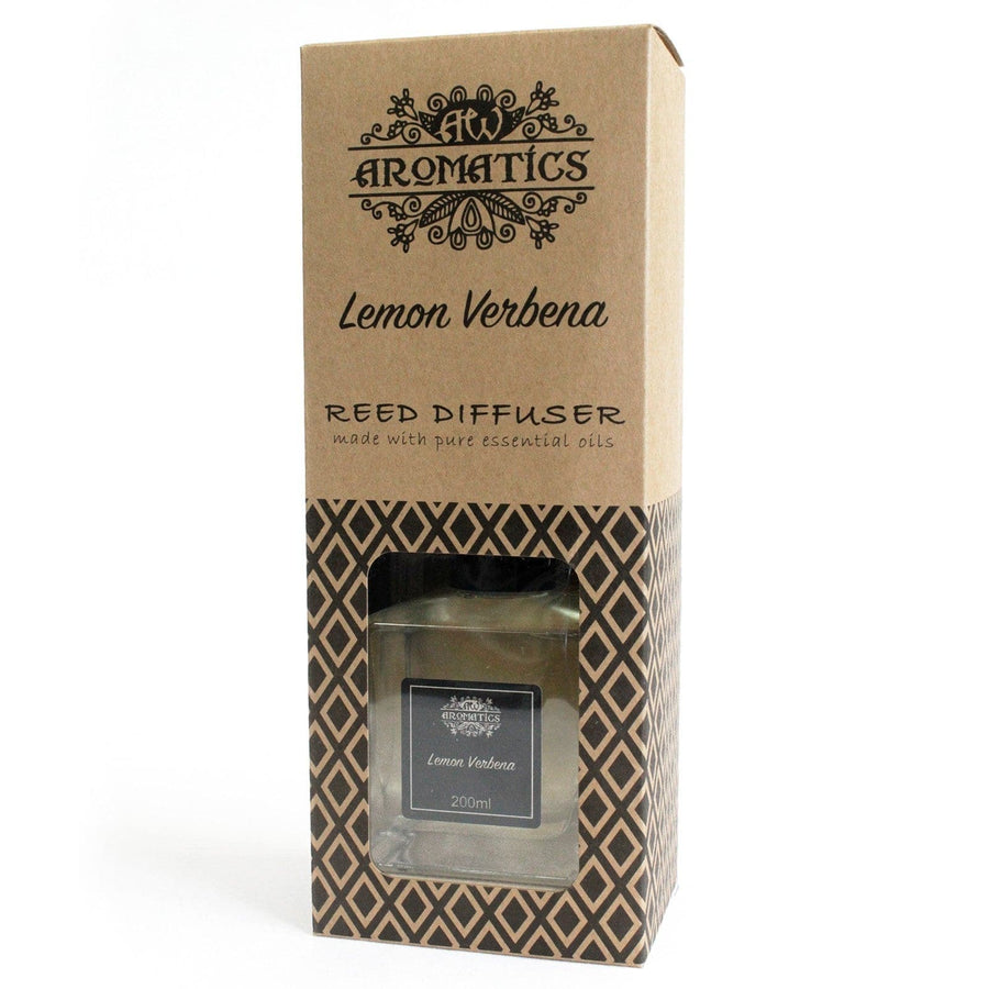 200ml Lemon Verbena Essential Oil Reed Diffuser - best price from Maltashopper.com RDEO-09
