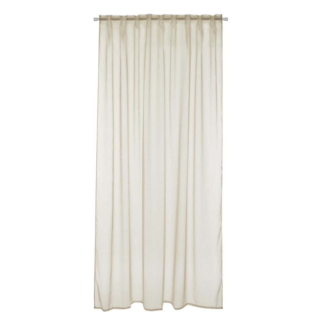 BEIGE SOFTY FILTER CURTAIN 200X280 CM WITH CONCEALED LOOP AND WEBBING - best price from Maltashopper.com BR480009477