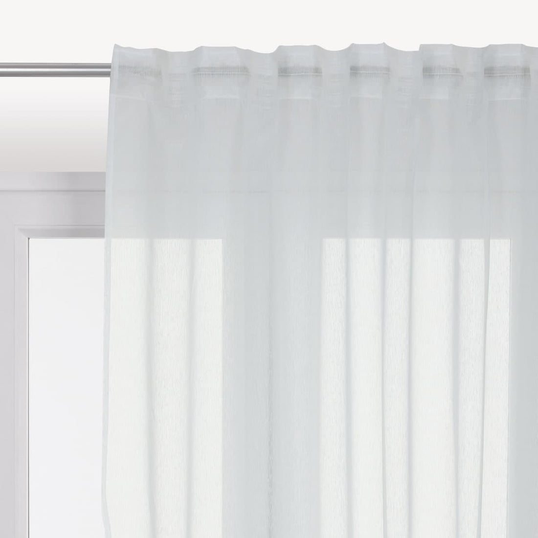SOFTY WHITE FILTER CURTAIN 200X280 CM WITH CONCEALED LOOP AND WEBBING - best price from Maltashopper.com BR480009475