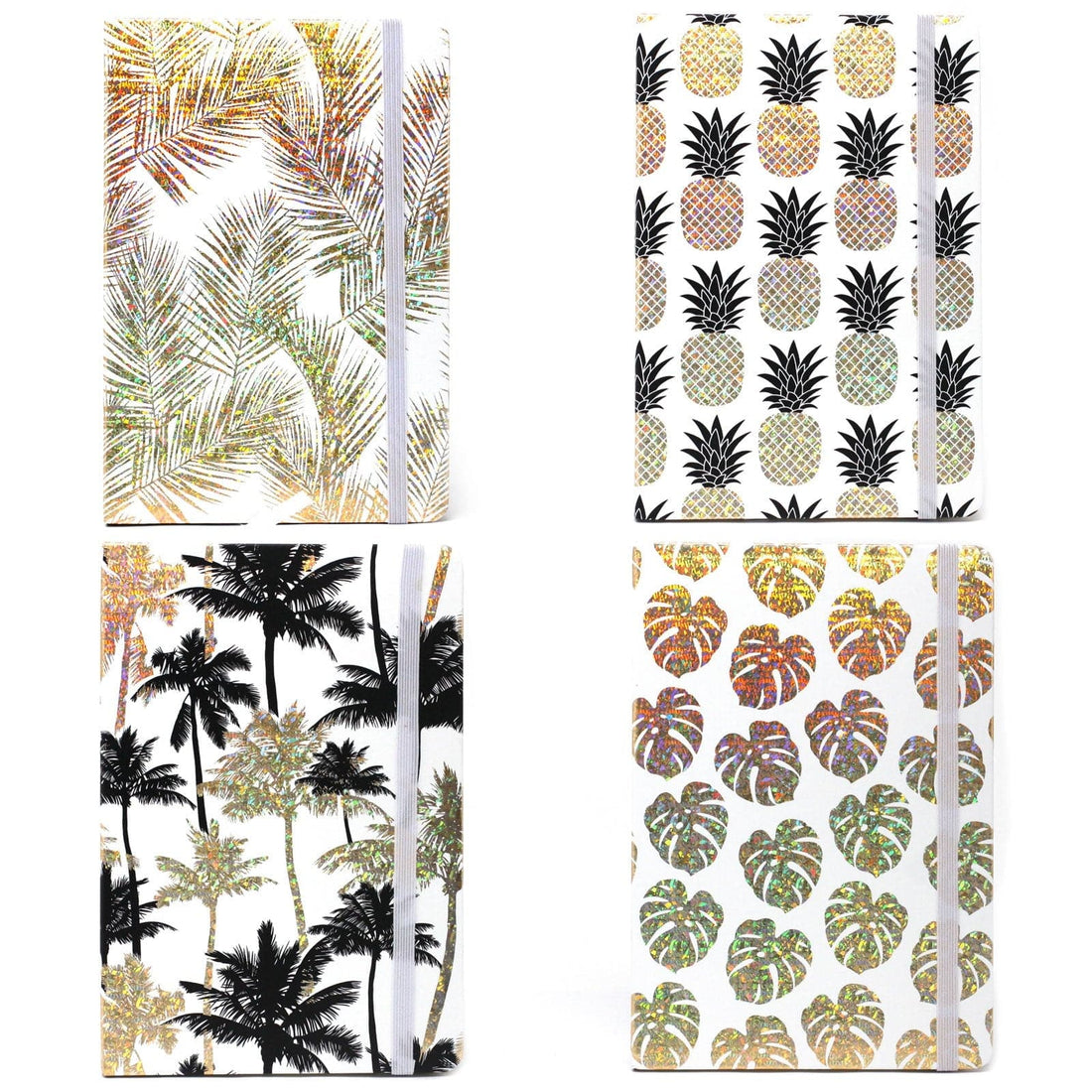 Cool A5 Notebook - Lined Paper - Golden Tropical - best price from Maltashopper.com CNB-02