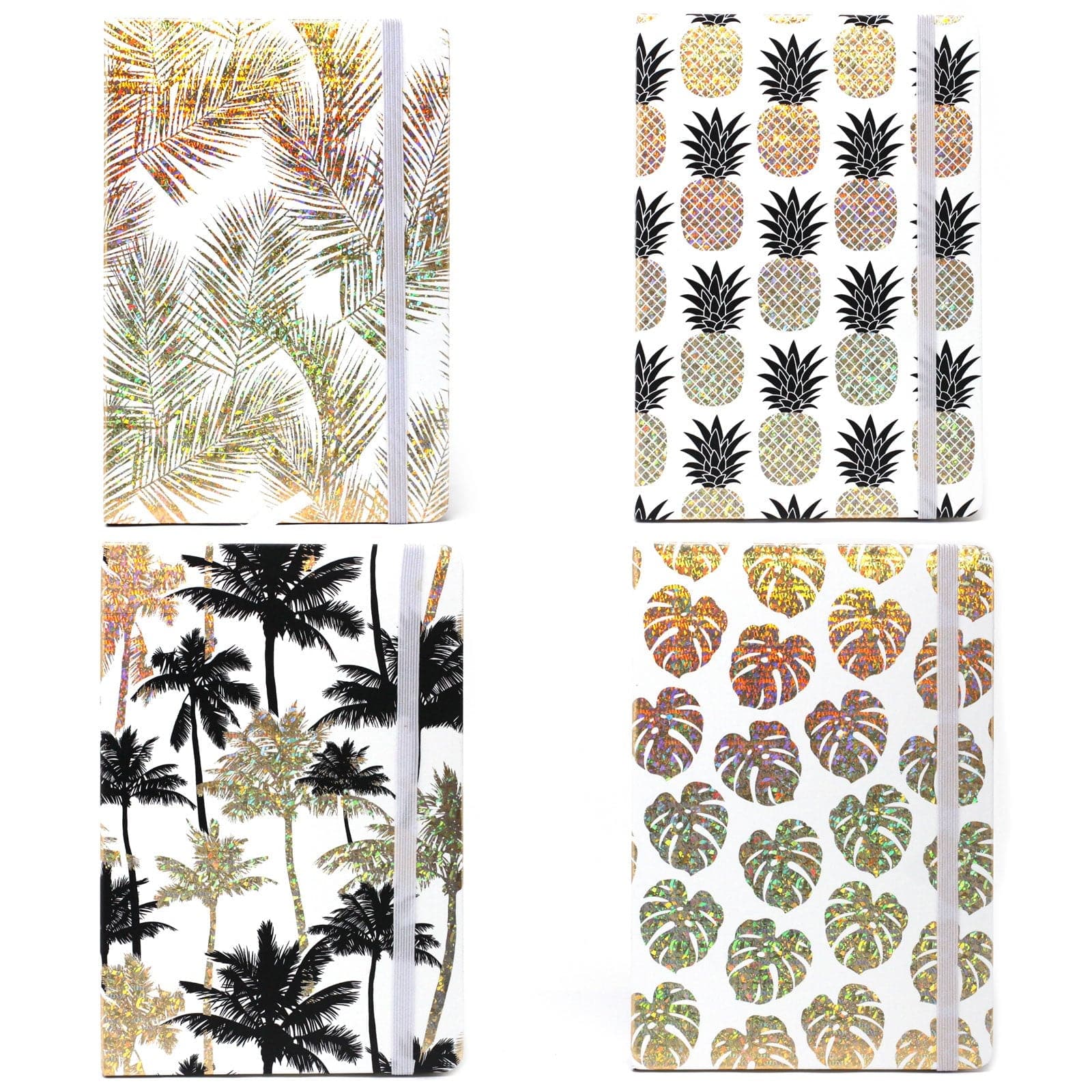 Cool A5 Notebook - Lined Paper - Golden Tropical - best price from Maltashopper.com CNB-02
