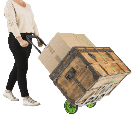 ALUMINIUM FOLDING TROLLEY STANDERS CAPACITY 100 KG STEEL PLATFORM - Premium Transport trolleys from Bricocenter - Just €78.99! Shop now at Maltashopper.com