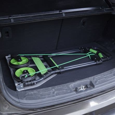 ALUMINIUM FOLDING TROLLEY STANDERS CAPACITY 100 KG STEEL PLATFORM